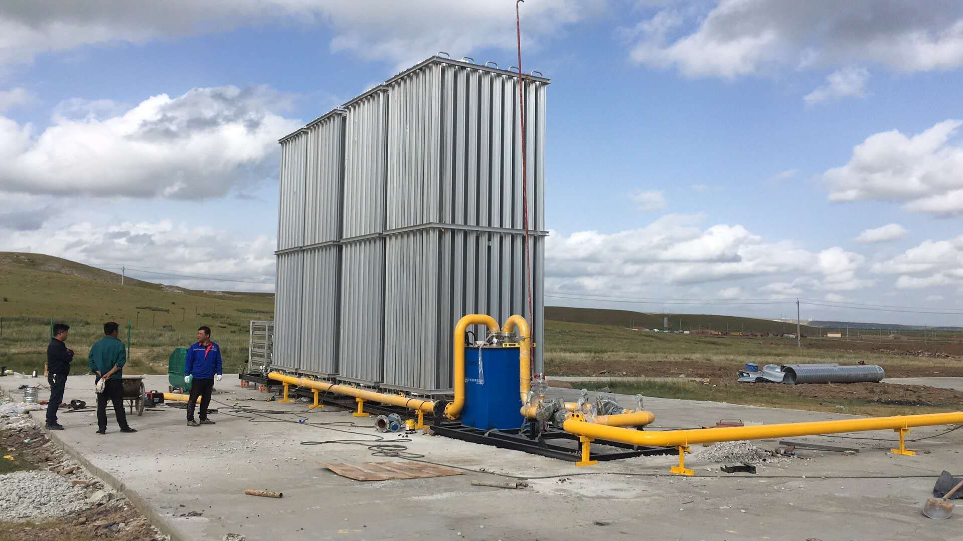 1000方无水电加热复热器